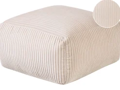 Sale Beliani Pouf MUKKI Cotone Beige