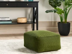 Discount Beliani Pouf MUKKI Cotone scuro Verde