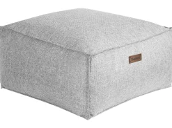 Outlet Beliani Pouf MUKKI Tessuto Grigio