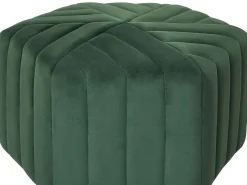 Sale Beliani Pouf MURIETTA Velluto scuro Verde