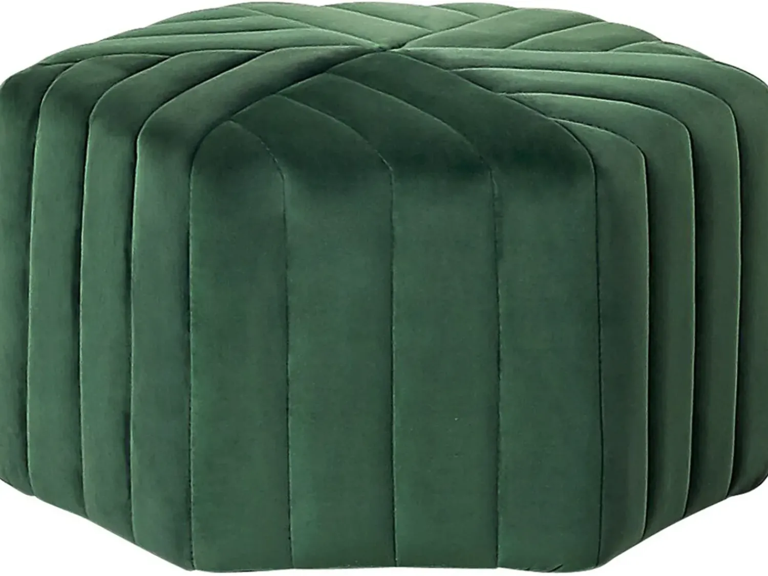 Sale Beliani Pouf MURIETTA Velluto scuro Verde
