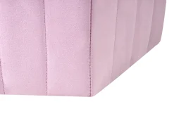 Discount Beliani Pouf MURIETTA Velluto chiaro Viola
