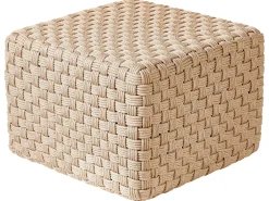 Best Beliani Pouf NALLI Materiale sintetico chiaro Beige