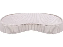 Beliani Pouf NILI Velluto Beige chiaro Beige Marrone