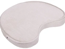 Beliani Pouf NILI Velluto Beige chiaro Beige Marrone
