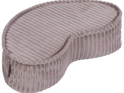 Beliani Pouf NILI Velluto Beige chiaro Beige Marrone