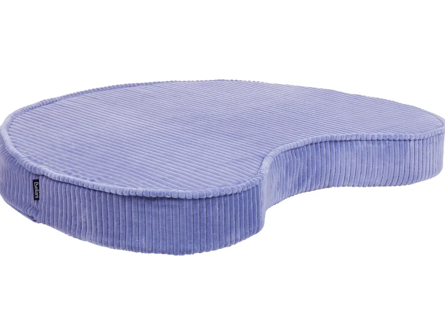 Discount Beliani Pouf NILI Velluto Viola chiaro Beige Viola