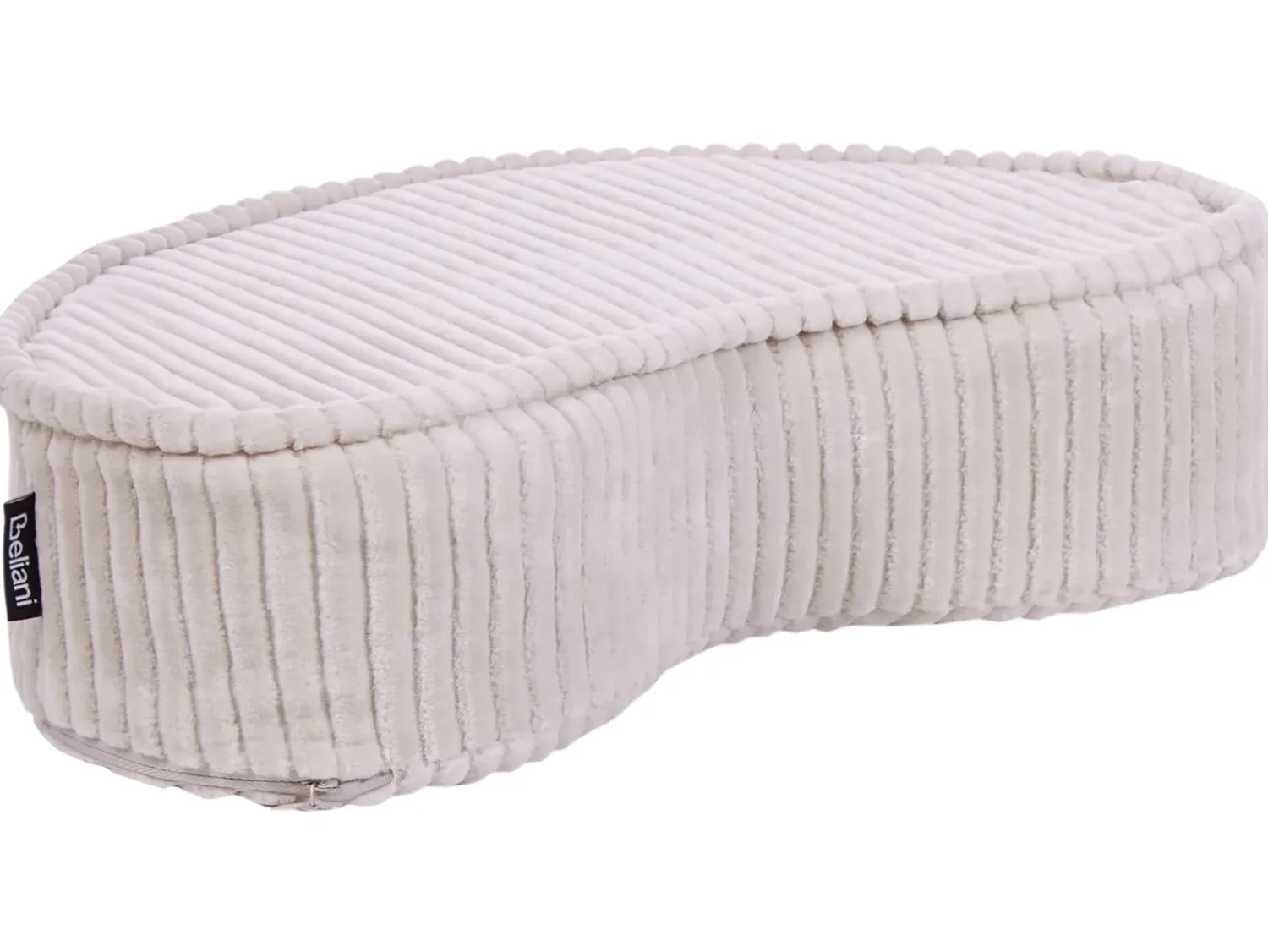 Discount Beliani Pouf NILI Velluto Viola chiaro Beige Viola