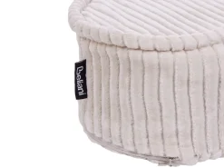 Discount Beliani Pouf NILI Velluto Viola chiaro Beige Viola
