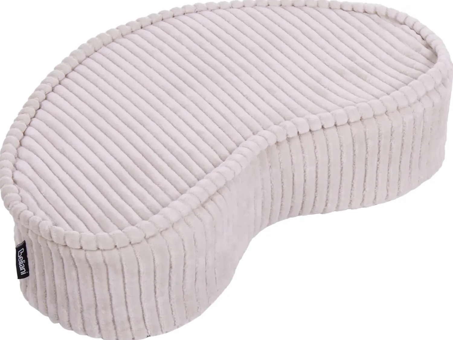 Discount Beliani Pouf NILI Velluto Viola chiaro Beige Viola