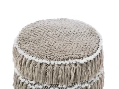 Beliani Pouf NOIDA Cotone Beige
