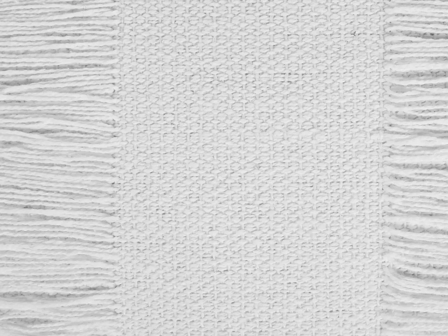 Sale Beliani Pouf OULAD Cotone Bianco