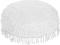 Sale Beliani Pouf OULAD Cotone Bianco