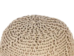 Best Beliani Pouf PRIENE Cotone Beige