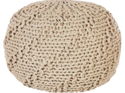 Best Beliani Pouf PRIENE Cotone Beige
