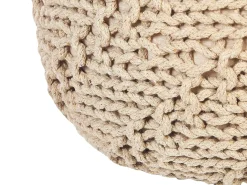 Best Beliani Pouf PRIENE Cotone Beige