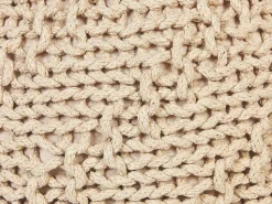 Best Beliani Pouf PRIENE Cotone Beige