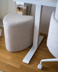 Sale Beliani Pouf SCOTIA Ciniglia Beige