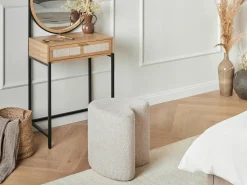 Sale Beliani Pouf SCOTIA Ciniglia Beige