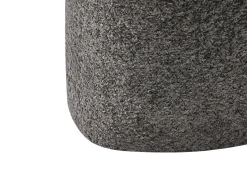Hot Beliani Pouf SCOTIA Ciniglia scuro Grigio