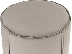 Online Beliani Pouf SEDONA Velluto Tortora Beige