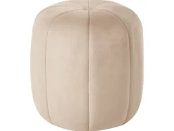 Sale Beliani Pouf SELBY Velluto Beige