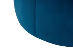 Online Beliani Pouf SELBY Velluto Blu