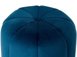 Online Beliani Pouf SELBY Velluto Blu