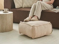 Online Beliani Pouf SHERALI Cotone Beige