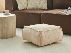 Online Beliani Pouf SHERALI Cotone Beige