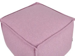 Outlet Beliani Pouf SHERALI Cotone Rosa