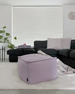 Outlet Beliani Pouf SHERALI Cotone Rosa