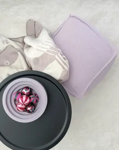 Outlet Beliani Pouf SHERALI Cotone Rosa