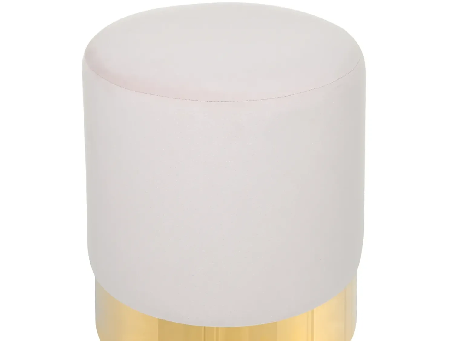 Best Beliani Pouf SOPHIA Velluto Rosa Rosa Oro