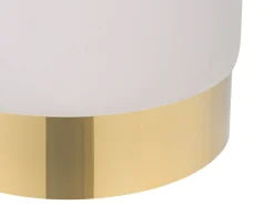Best Beliani Pouf SOPHIA Velluto Rosa Rosa Oro