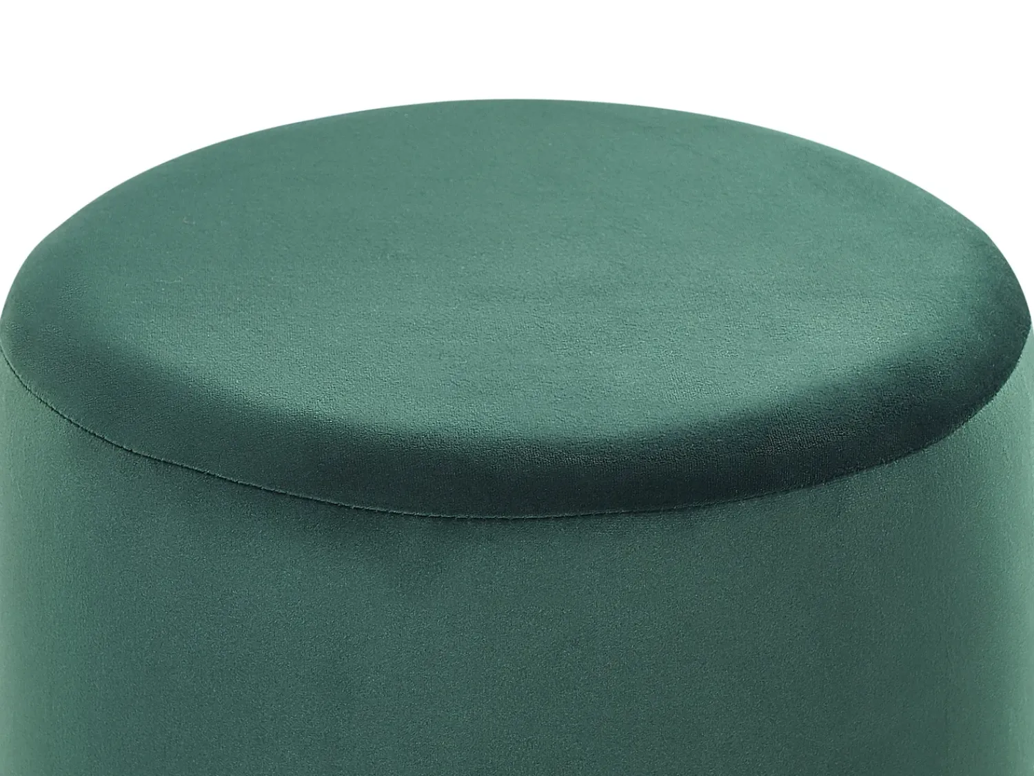 Online Beliani Pouf SOPHIA Velluto Verde scuro Oro Verde