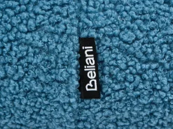 Clearance Beliani Pouf SUMPTER Bouclé Blu