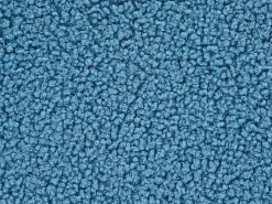 Clearance Beliani Pouf SUMPTER Bouclé Blu