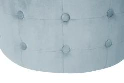 Sale Beliani Pouf TAMPA Velluto chiaro Grigio