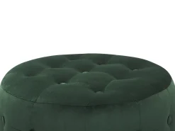 Best Beliani Pouf TAMPA Velluto scuro Verde
