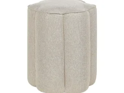 Clearance Beliani Pouf TAPPEN Lino sintetico Beige