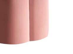 Hot Beliani Pouf TAPPEN Velluto Rosa