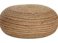 New Beliani Pouf TIFELT Iuta Beige