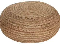 New Beliani Pouf TIFELT Iuta Beige