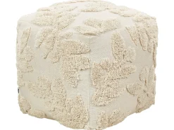 Online Beliani Pouf Trapuntato MULTAN Cotone Beige