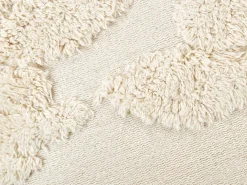 Online Beliani Pouf Trapuntato MULTAN Cotone Beige