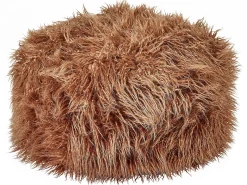 Best Beliani Pouf TUKKI Finta pelliccia Marrone