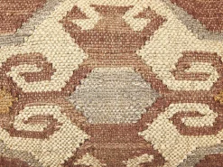 Beliani Pouf URPAD Iuta Multicolore Beige Rosso Multicolore