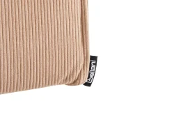 Outlet Beliani Pouf VINITA Velluto a coste Beige