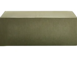 Hot Beliani Pouf VINITA Velluto a coste scuro Verde
